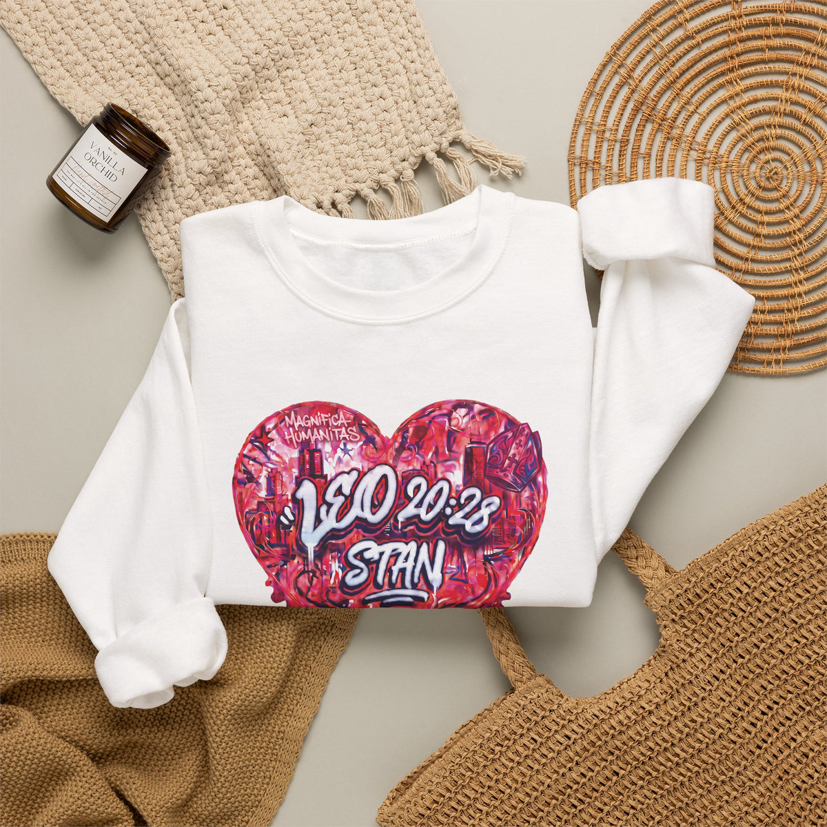 LEO 20:28 STAN Unisex Gildan 18000 Sweatshirt